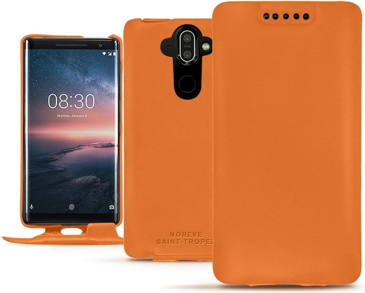 Noreve Lederschutzhülle vertikal (Nokia 8 Sirocco)