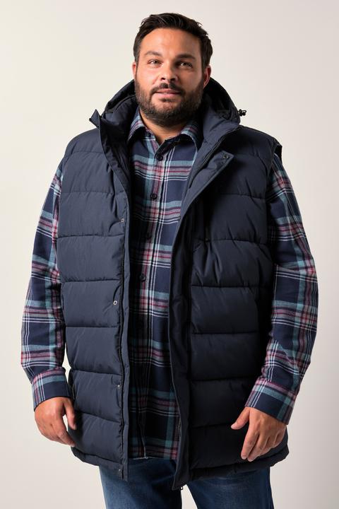 Actual product image Men+ Steppweste, Kapuze, Zipptaschen (7XL)