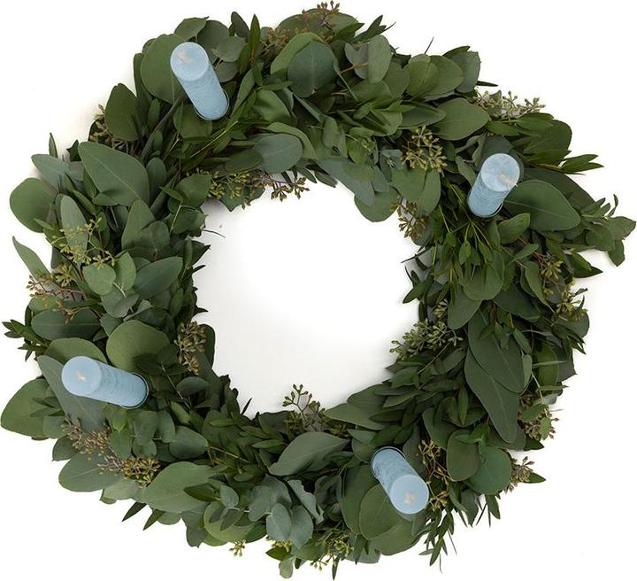Image du produit VEG and the City Couronne de l'Avent en eucalyptus (40 cm)