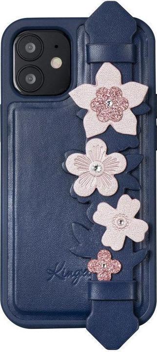 Produktbild Kingxbar The Sweet Series case is decorated with original Swarovski crystals for iPhone 12 Pro Max blue (Apple iPhone 12 Pro Max)