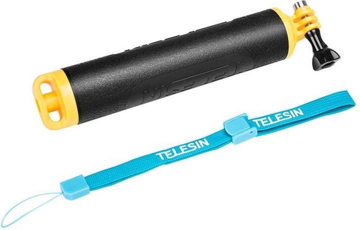 Actual product image Telesin Rubber Floating Hand Grip for Action and Sport Cameras (GP-MNP-300-YL)