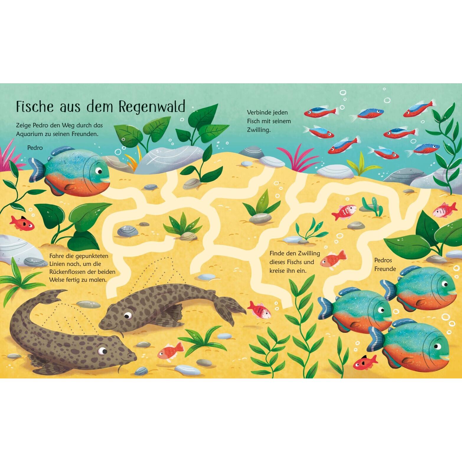 Thumbnail - Mein Wisch-und-weg-Buch: Im Aquarium, Kinderbücher von Kirsteen Robson, Manuela Berti