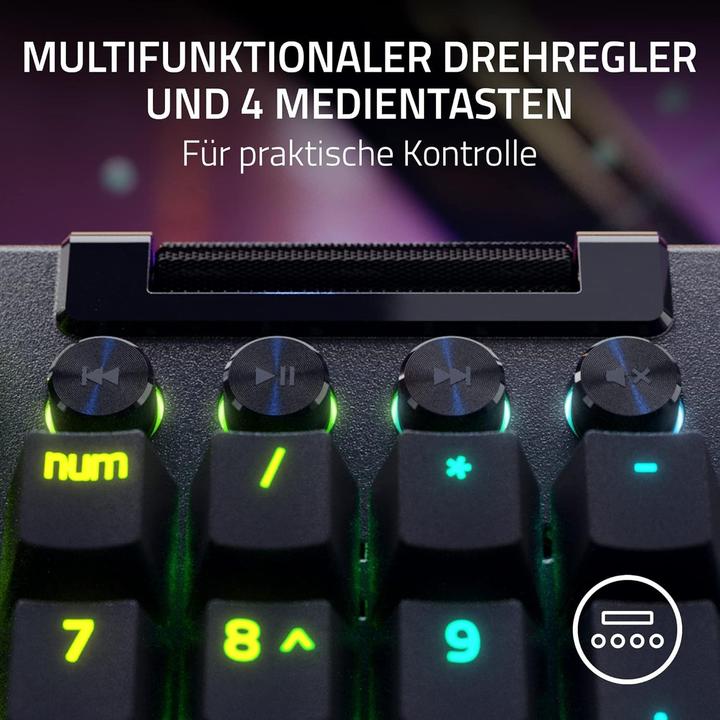 Actual product image Razer BlackWidow V4 Pro (Germany, Cable)