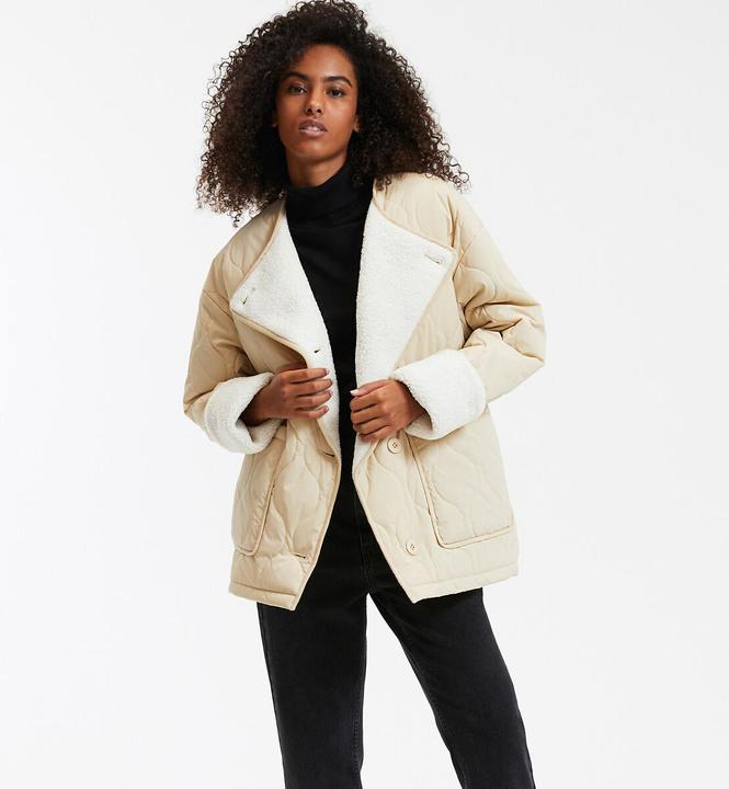 Image du produit La Redoute Collections Halblange Steppjacke mit rundem Ausschnitt (S)