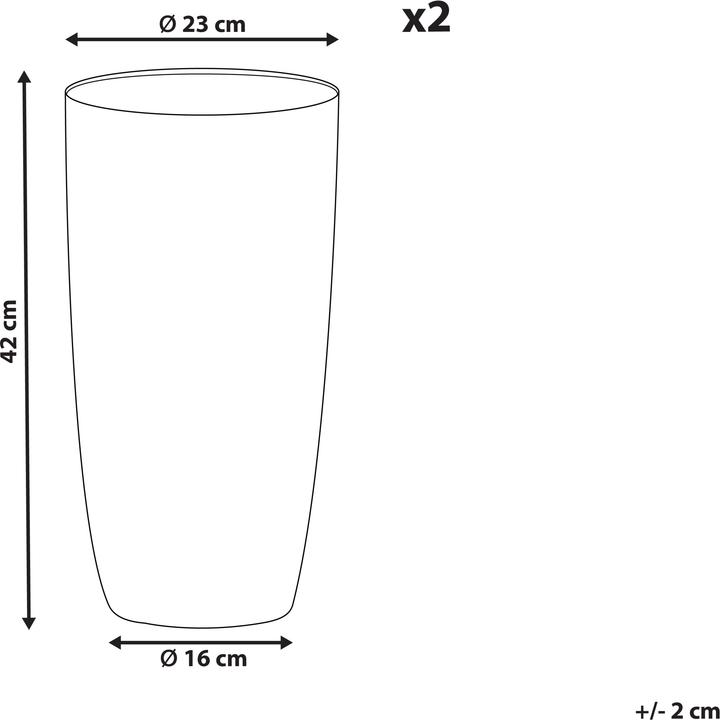 Actual product image Beliani Abdera (23 x 42 cm)