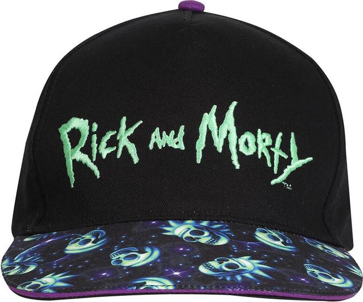 Actual product image Rick And Morty Neon Logo Baseball Cap (One size)