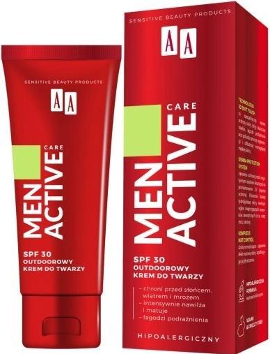 Oceanic Aa Men Active Care Outdoor Face Cream Spf30 50Ml (50 ml, Tagescreme, SPF 30)