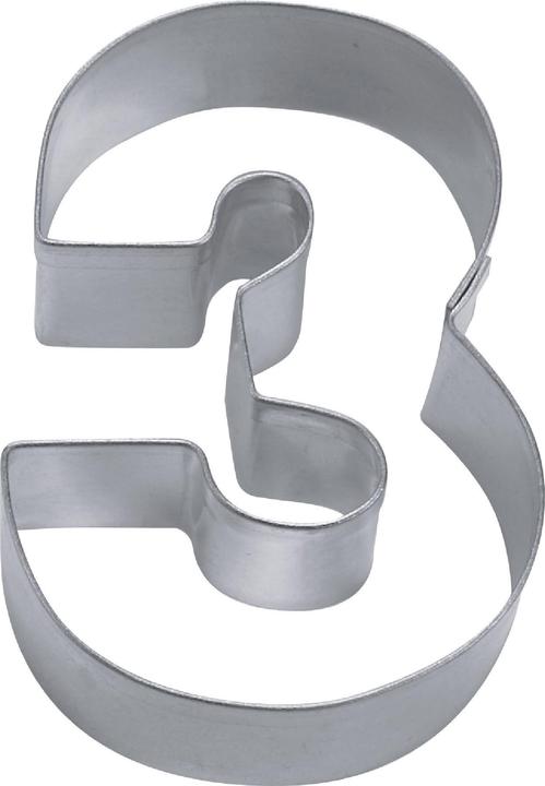 Actual product image Städter Cookie Cutter Number 3