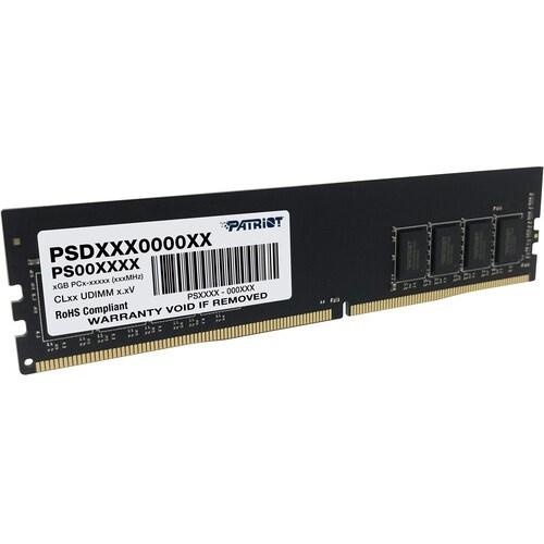 Patriot RAM D4 2666 16GB C19 Signature (1 x 16GB, 2666 MHz, DDR4-RAM, DIMM), RAM, Schwarz