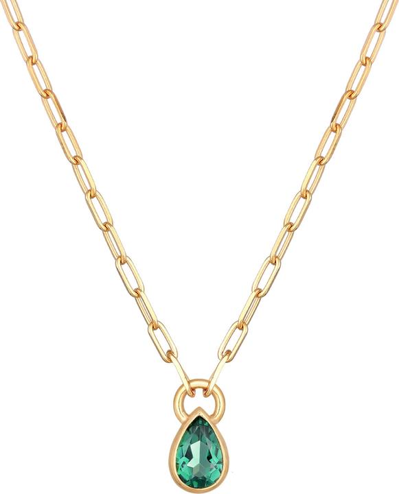 Immagine prodotto Elli Collana di pietre preziose, gocce (Argento 925, Quarzo, 45 cm)