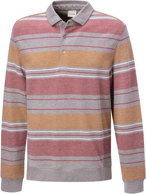 Immagine prodotto Gestreiftes Poloshirt langarm, Bündchenabschluss (M)