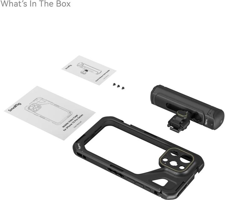 Actual product image SmallRig Mobile Video Kit (Single Handheld) for iPhone 15 Pro Max 4393
