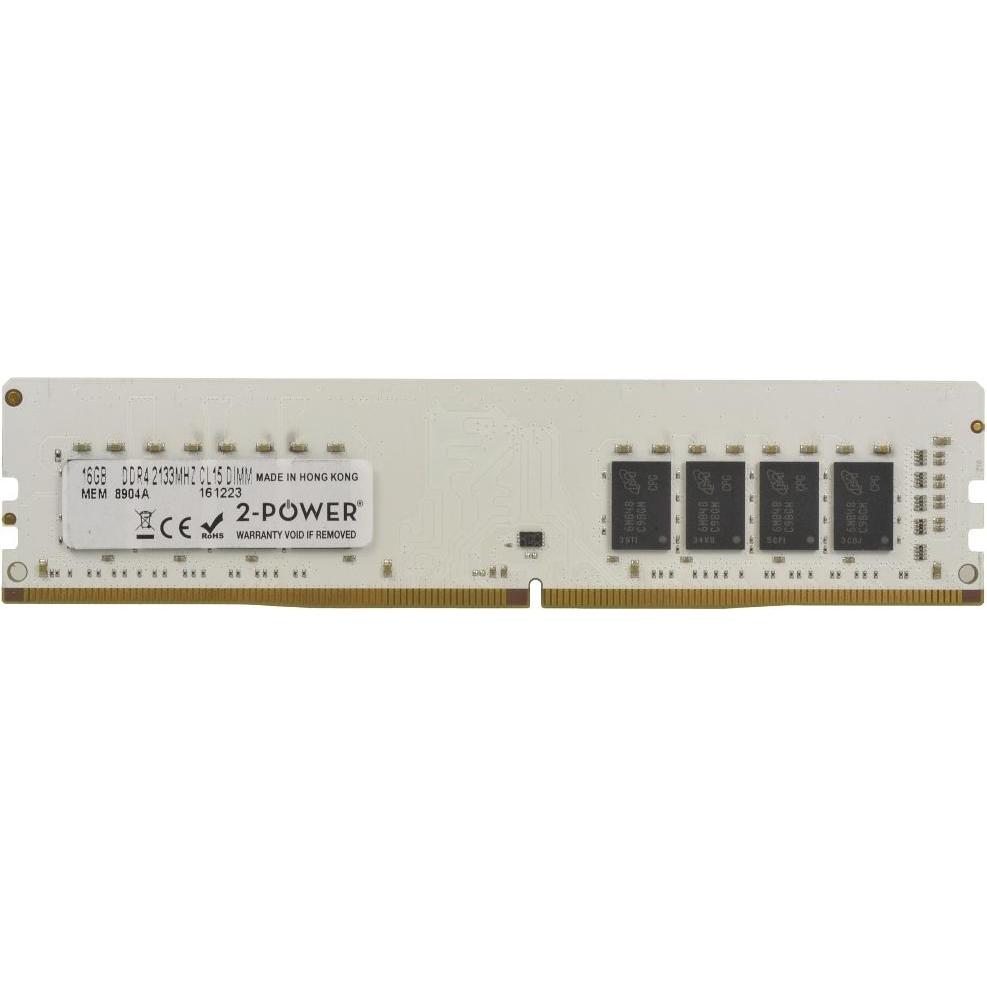 2-Power 16GB DDR4 2133MHZ CL15 DIMM (1 x 16GB, 2133 MHz, DDR4-RAM, DIMM), RAM, Grün