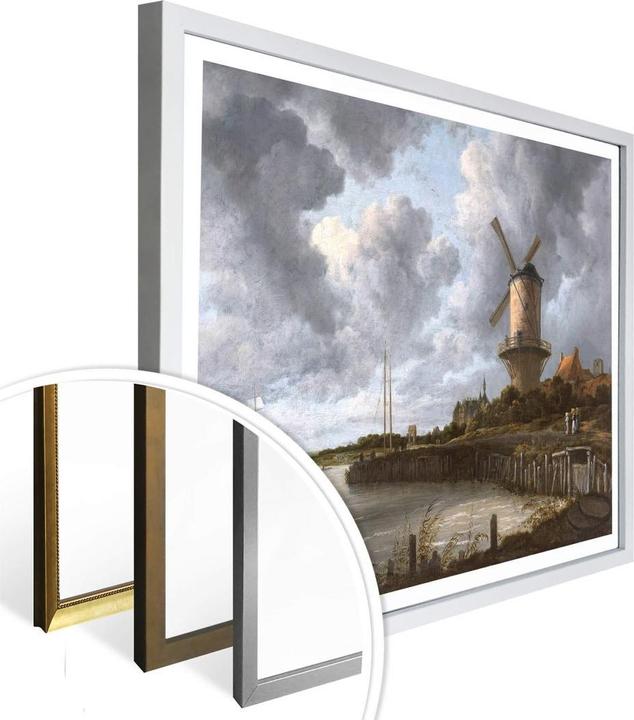 Produktbild Trenddeko van Ruisdael - Die Windmühle von Wijk bei Duurstede (120 x 100 cm)