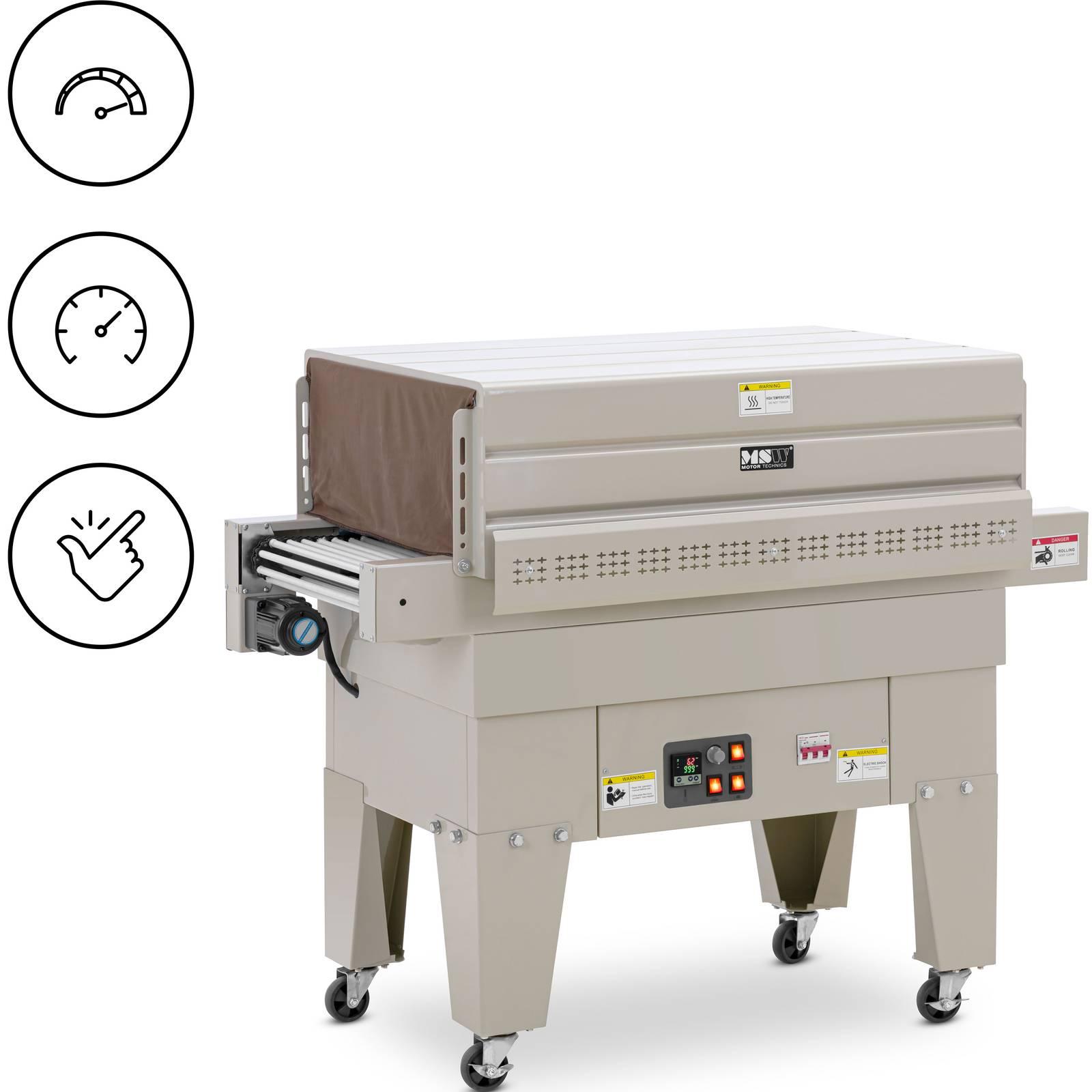 Thumbnail - MSW Schrumpftunnel Schrumpfgerät Schrumpfmaschine 90 x 45 x 25 cm 10 kg 7500 W 400 V, Vakuumiergerät, Grau