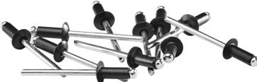 Produktbild Rapid Schwarze Blindniete Ø 4,0 x 10 mm