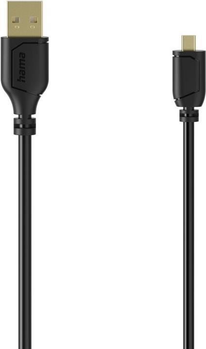 Produktbild Hama USB A – Mini USB B8 (0.75 m, USB 2.0)