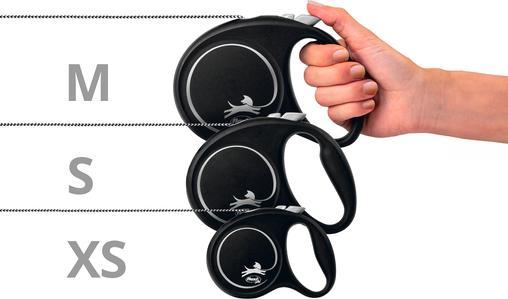 Produktbild Flexi BLACK EDITION Seil (XS, Hund, Spazieren)