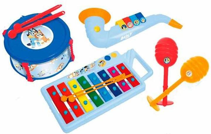 Bluey Musikinstrumente-Kinder-Set 9 Stücke (Spanisch)