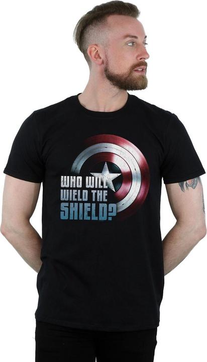 Image du produit - T-shirt THE FALCON AND THE WINTER SOLDIER WIELD THE SHIELD - Homme (XL)