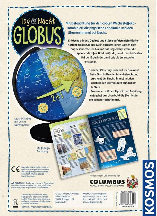 Produktbild Kosmos Globus Tag und Nacht