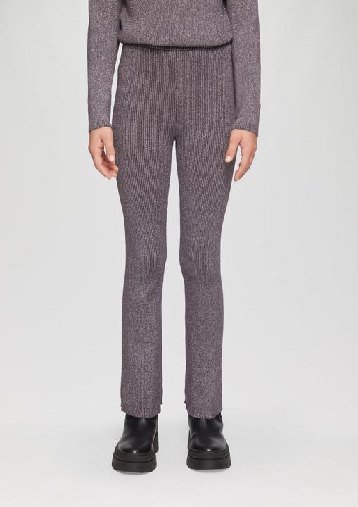 Actual product image S.Oliver Leggins Strickhose mit Flared Leg und Metallic-Effekt (170)