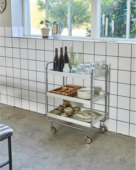 Image du produit House Doctor Trolley, HDRoll, Large, Silver finish