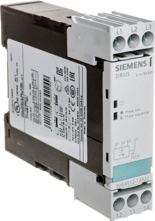 Image du produit Siemens Relay,Monitoring,Analogique,Ph Fail