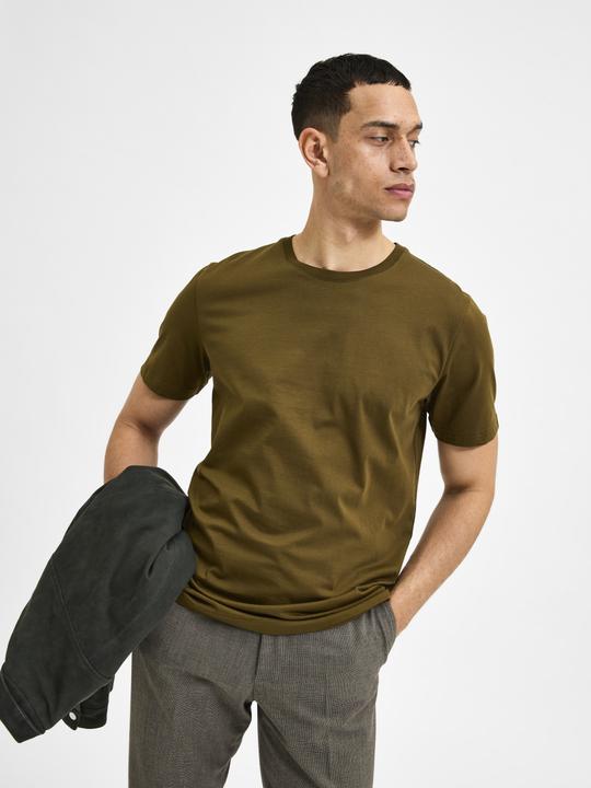 Produktbild Selected Homme Kompaktes Bio-Baumwoll 180g T-Shirt (M)