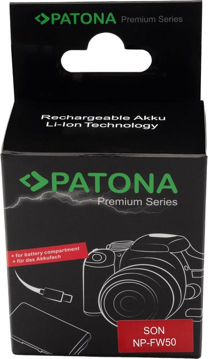Produktbild Patona USB-C Input Akku-Adapter NP-FW50 (Kamera Akku)