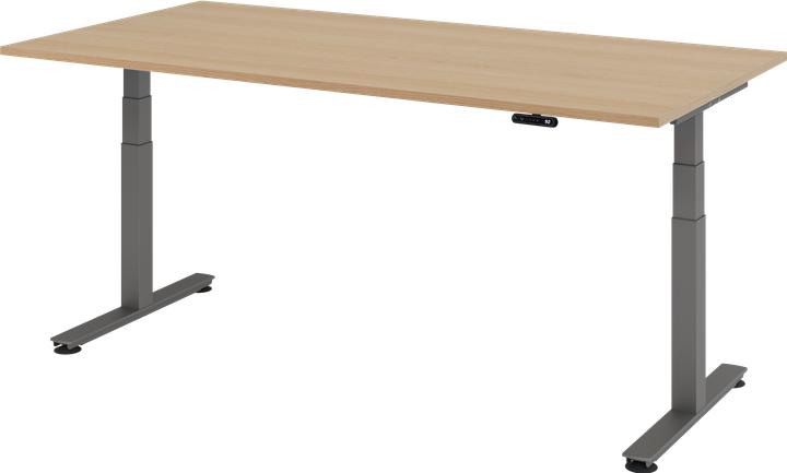 Produktbild Hammerbacher Sitz-Steh-Schreibtisch el.200x100cm Eiche (200 x 100 cm)
