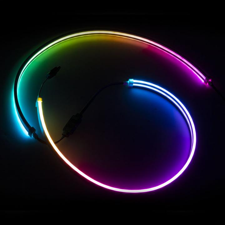 Produktbild Silverstone Technology SST-LS04 - Premium ARGB LED Light Strip, 45 cm mit beidseitig 40x 2020 ARGB L (RGB)