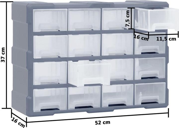 Actual product image vidaXL Multi-Schubladen-Organizer
