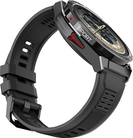 Actual product image HiFuture smartwatch Active black red HSSW9BR