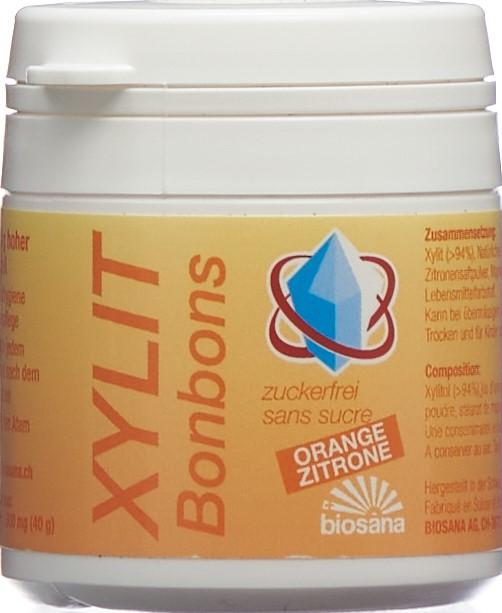 Image du produit Biosana Xylit Bonbons Orange/Zitrone (80 pcs, 40 g)