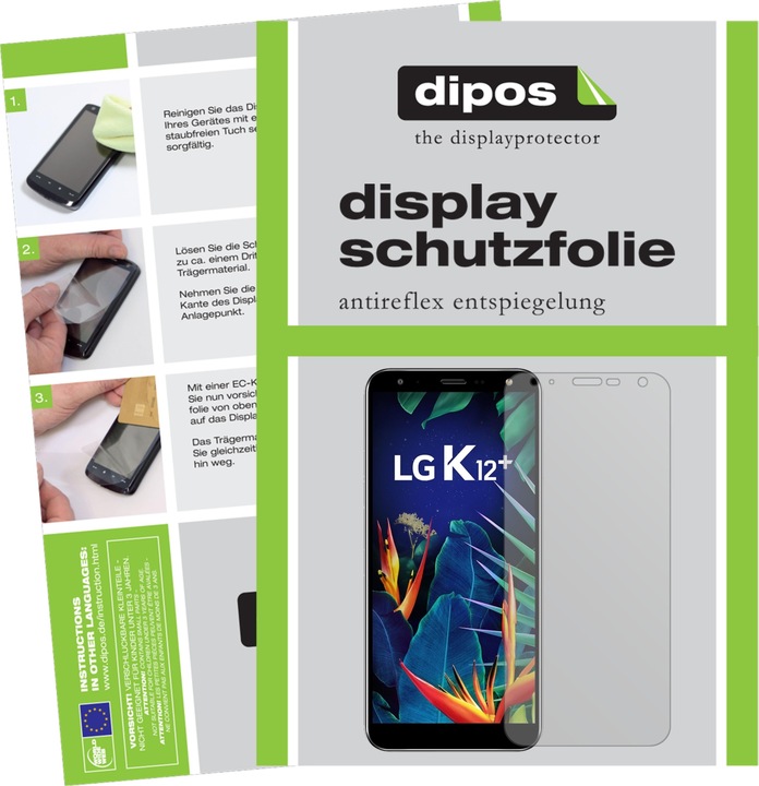 Produktbild Dipos Displayschutzfolie Antireflex (2 Stück, LG K12+)