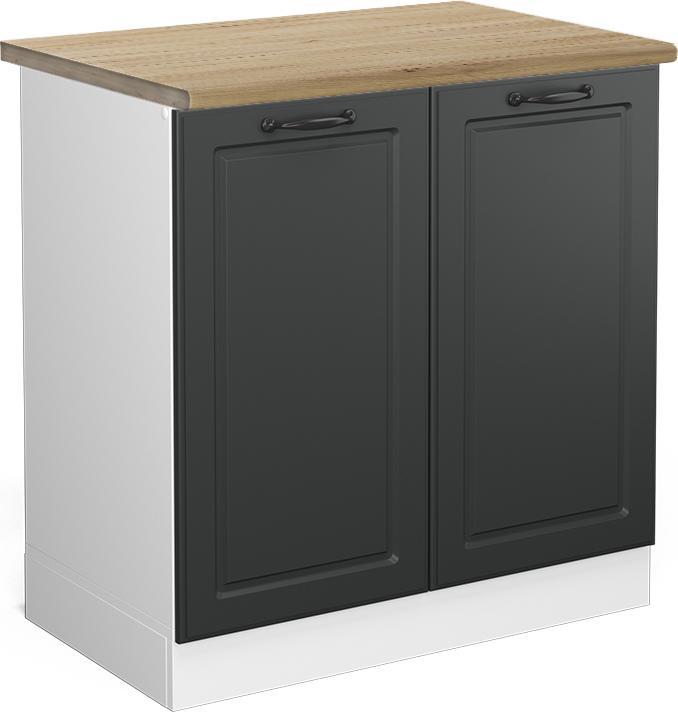 Anthrazit, Anthrazit Landhaus, Goldkraft Eiche, Weiss