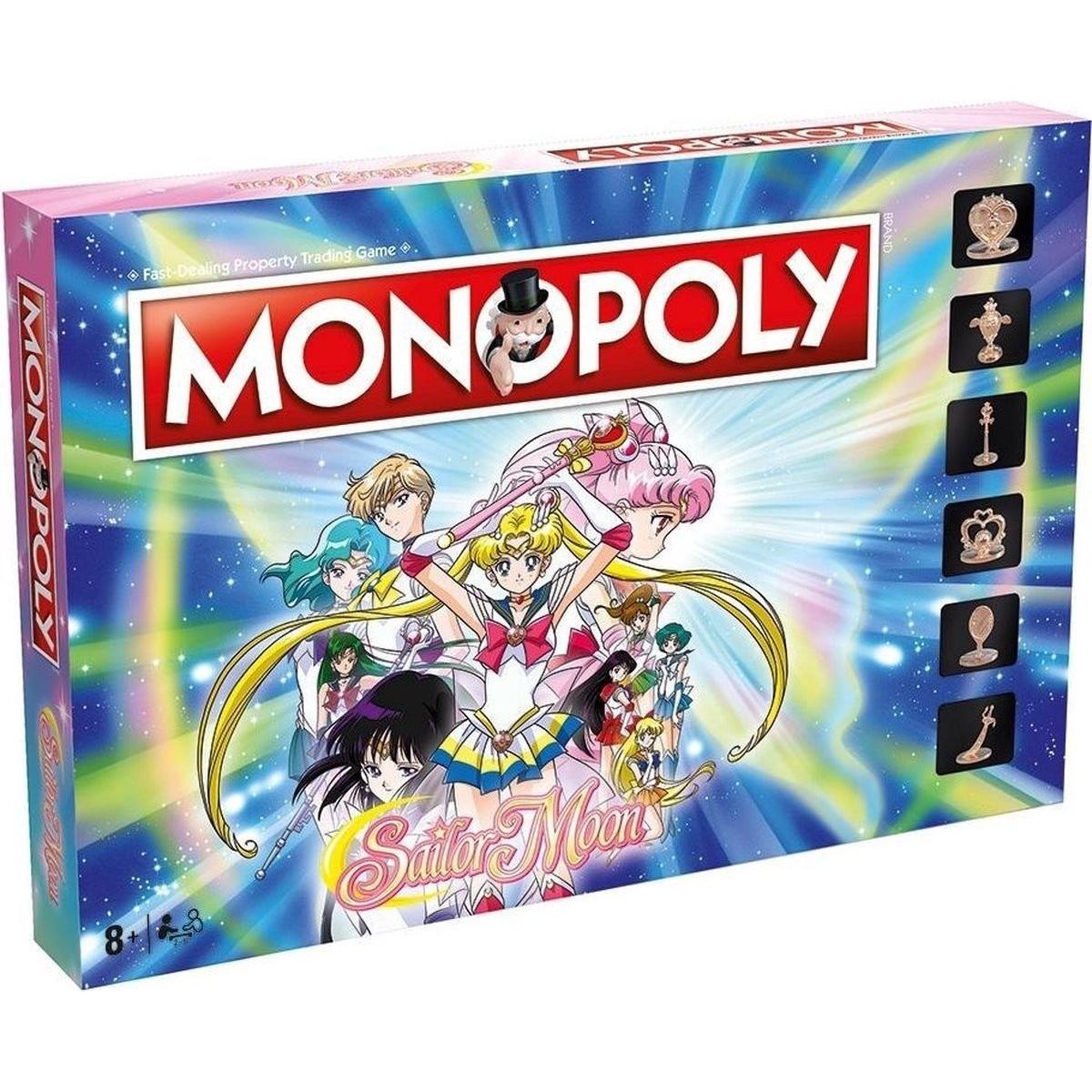 Winning Moves Gioco da tavolo Monopoly Sailor Moon Edizione Inglese 2-6 Giocatori Età 8+ 036177 (Inglese, 2 - 6 Giocatori)