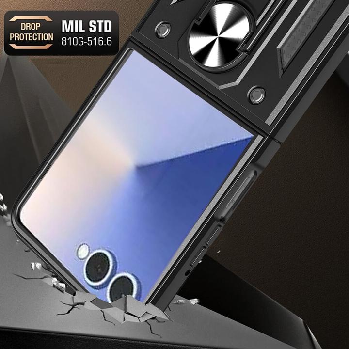 Produktbild Cover-Discount Galaxy Z Flip7 - Armor Case mit Kickstand (Samsung Galaxy Z Flip7)