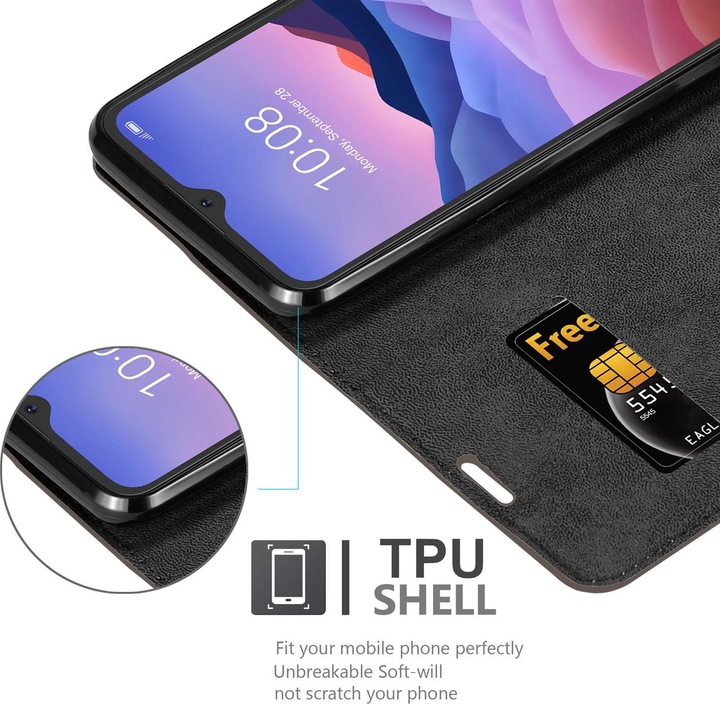 Actual product image Cadorabo Book Invisible Magnet Cover (ZTE Blade V2020 Smart)