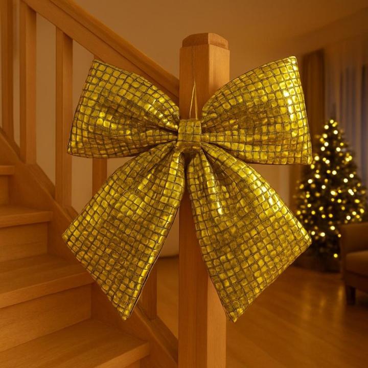 Productafbeelding Mica DECORATIVE GOLD BOW 39x50CM