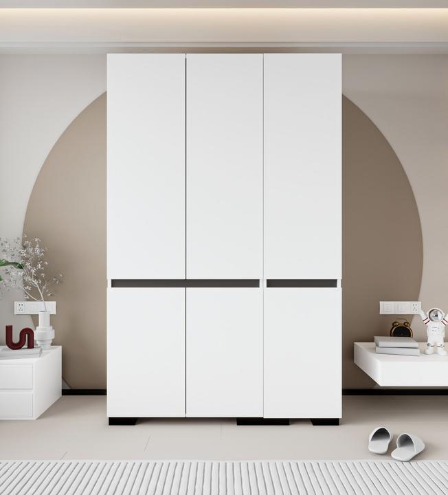 Produktbild Homitis Floransa 135 White Wardrobe (135 x 52 x 210 cm)