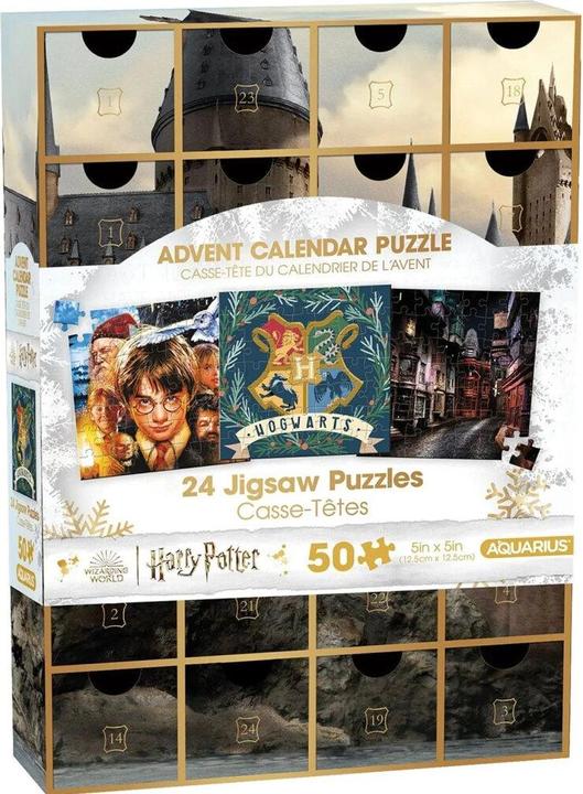 Actual product image Aquarius Harry Potter Puzzle Advent Calendar (1000 pieces)
