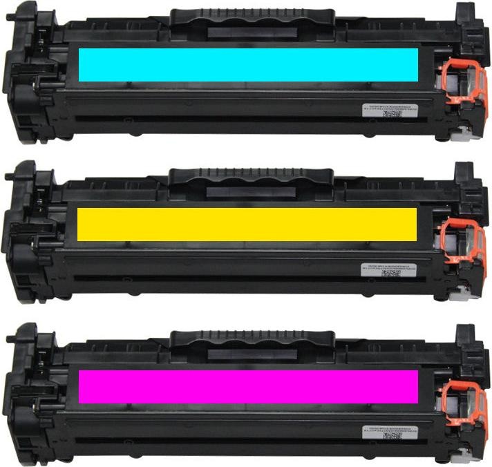 Actual product image Hermex Compatible toner for 400 M475dw (M, Y, C)