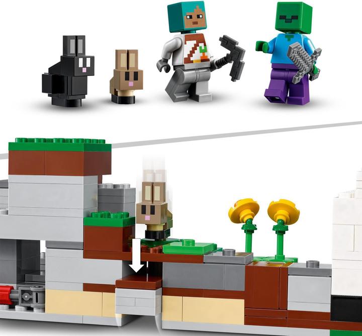 Actual product image LEGO The rabbit ranch (21181, LEGO Minecraft)