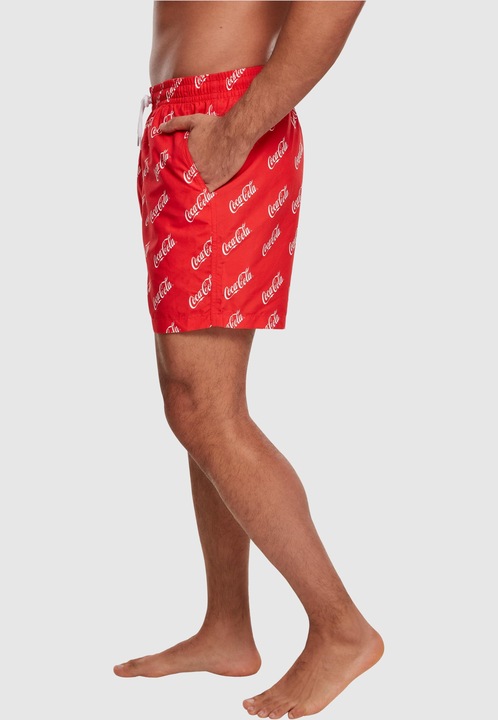 Produktbild Mister Tee Coca Cola Logo AOP Swimshorts (S)