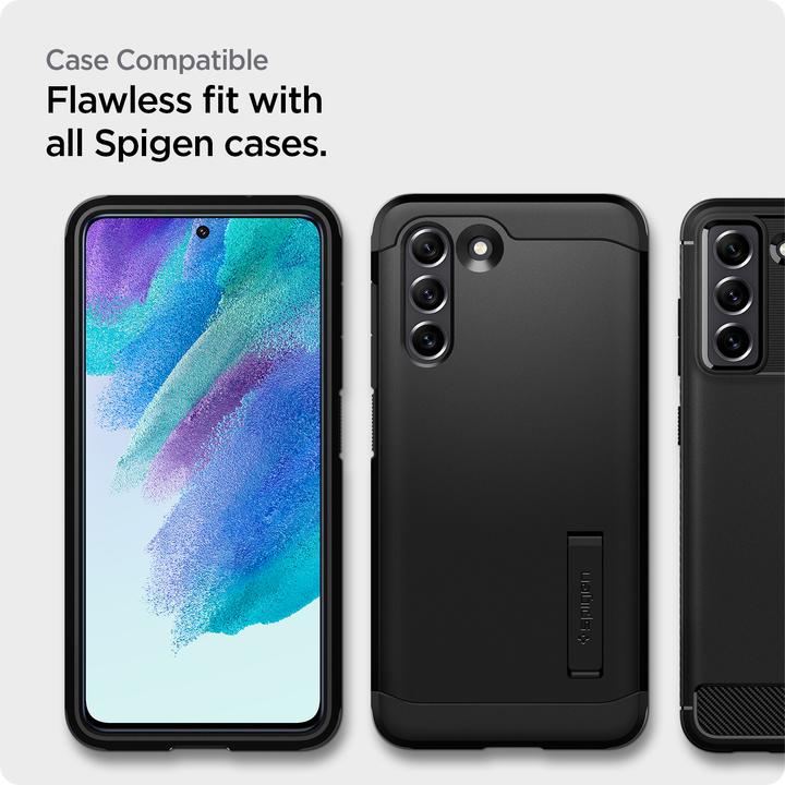 Produktbild Spigen ALM Glas.Tr Samsung S21 FE 2szt. szkło hartowane AGL03088 (2 Stk., Samsung Galaxy S21 FE)