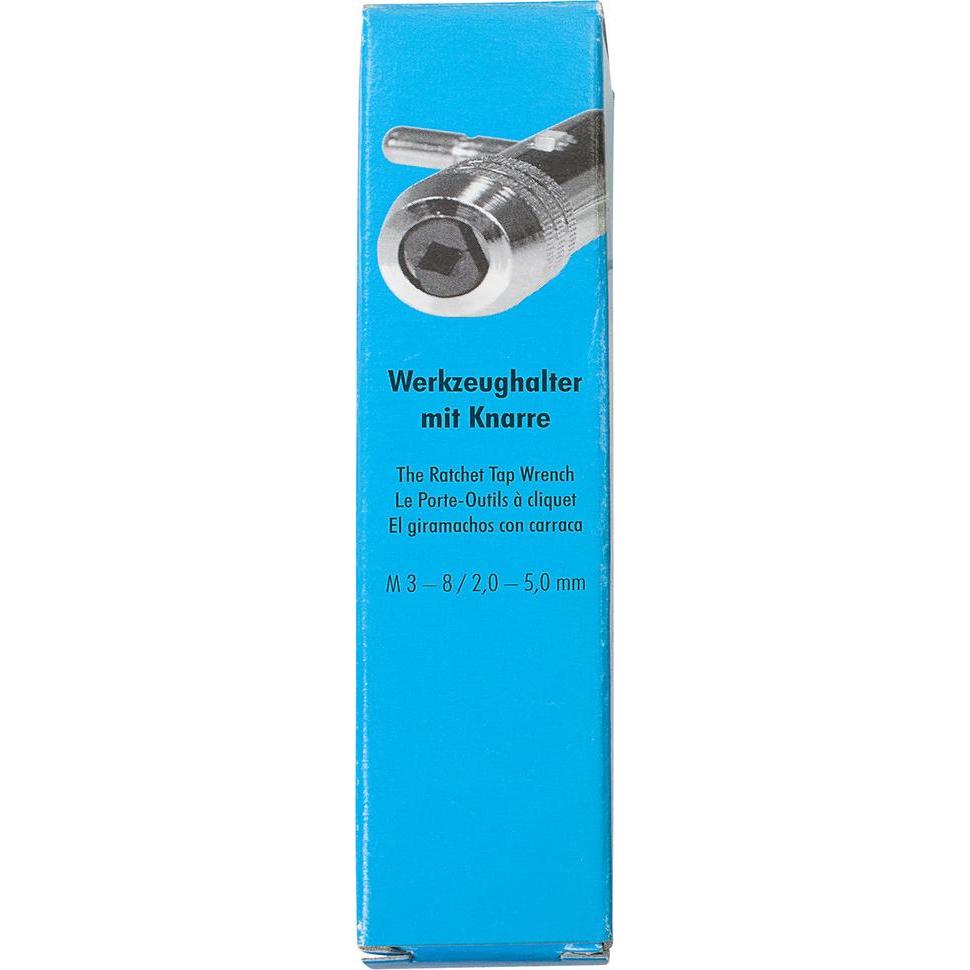 Thumbnail - Dönges, Gewindeschneider + Gewindebohrer, Werkzeughalter PROFI mit Ratsche, M 5 - M 12, Grösse 2, 110 mm