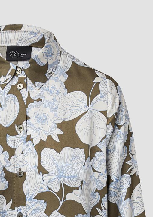 Immagine prodotto s.Oliver Bluse Satinbluse mit floralem All-over-Print (46)