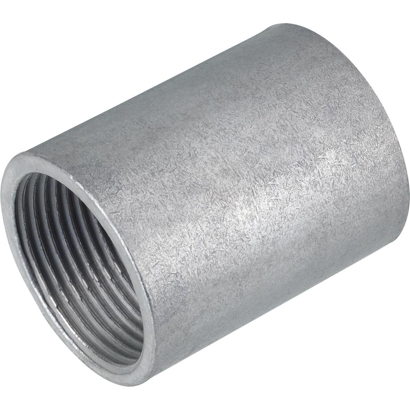 Fränkische Rohrwerke, Kabelverbindung, Stahlrohr-Gewindemuffe SM-E-V, verzinkt, Ã˜ mm - Zoll 40 mm